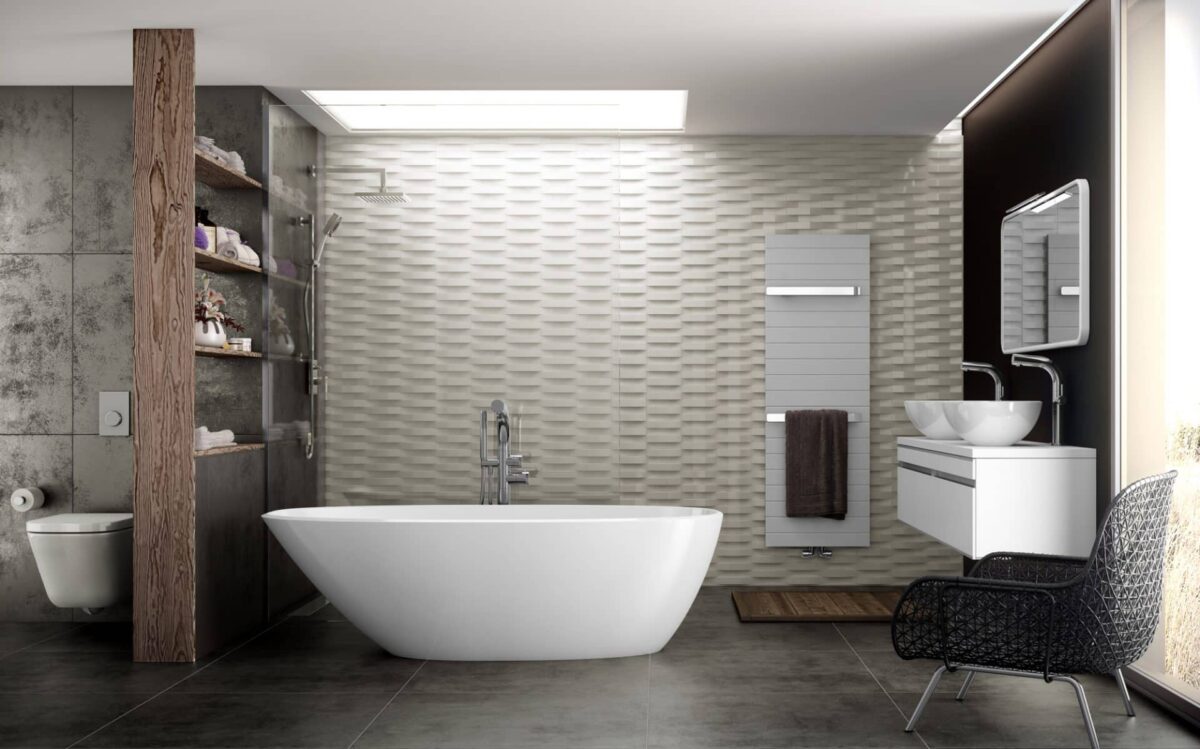 Veda Freestanding Bathtub - Gloss White - No Overflow - 1700mm | VBT1690