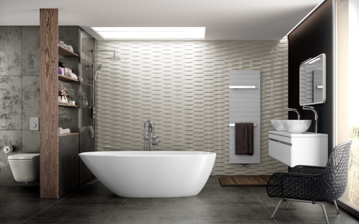 Veda Freestanding Bathtub - Matt White - No Overflow - 1700mm | VBT1690MW