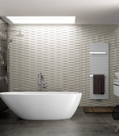 Veda Freestanding Bathtub - Matt White - No Overflow - 1700mm | VBT1690MW