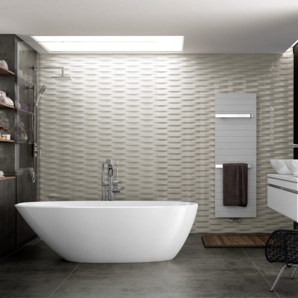 Veda Freestanding Bathtub - Matt White - No Overflow - 1700mm | VBT1690MW