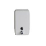 VERTICAL SOAP DISPENSER WHITE POWDER COAT METLAM ML605AS_WHT - Urban Designs Bathroom and Kitchen