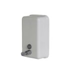 VERTICAL SOAP DISPENSER WHITE POWDER COAT METLAM ML605AS_WHT - Urban Designs Bathroom and Kitchen