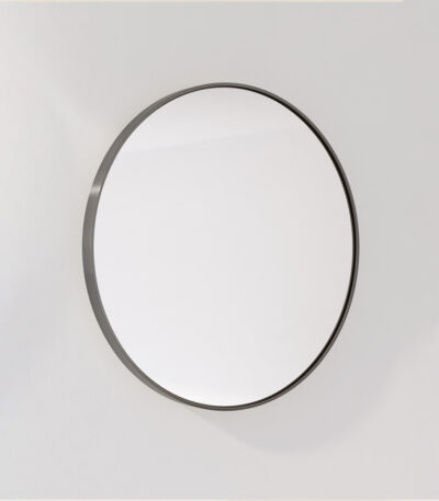 Vexi Handmade Mirror 600mm - Brushed Gunmetal