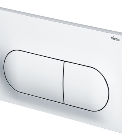 Viega Visign Life6 Pill Button Flush Plate, Chrome