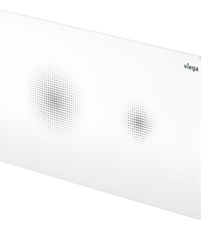 Viega Visign Style25 Touchless Electronic Flush Plate, Gloss White