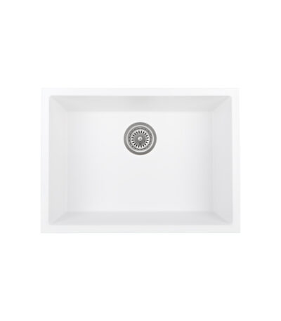 Vienna Single Sink 630mm - White Granite