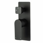 VOG Solid Brass Black Bath/Shower Wall Mixer with Diverter Wall Mounted(color up) | OX0165-2.ST