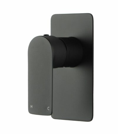 VOG Solid Brass Black Shower/Bath Wall Mixer | OX0167.ST