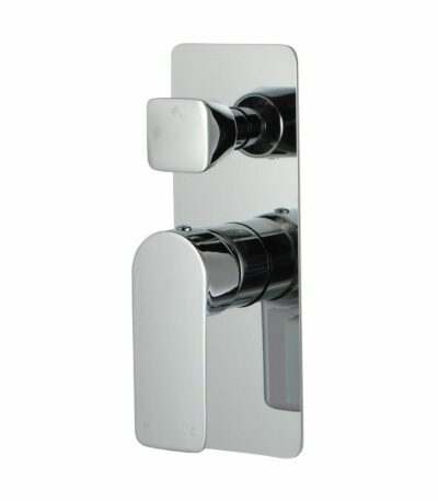 VOG Solid Brass Chrome Bath/Shower Wall Mixer with Diverter Wall Mounted | CH0165.ST