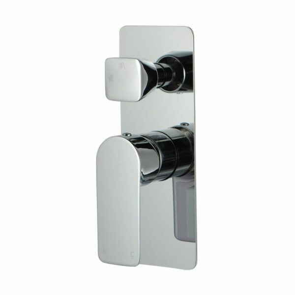 VOG Solid Brass Chrome Bath/Shower Wall Mixer with Diverter Wall Mounted | CH0165.ST