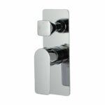 VOG Solid Brass Chrome Bath/Shower Wall Mixer with Diverter Wall Mounted | CH0165.ST
