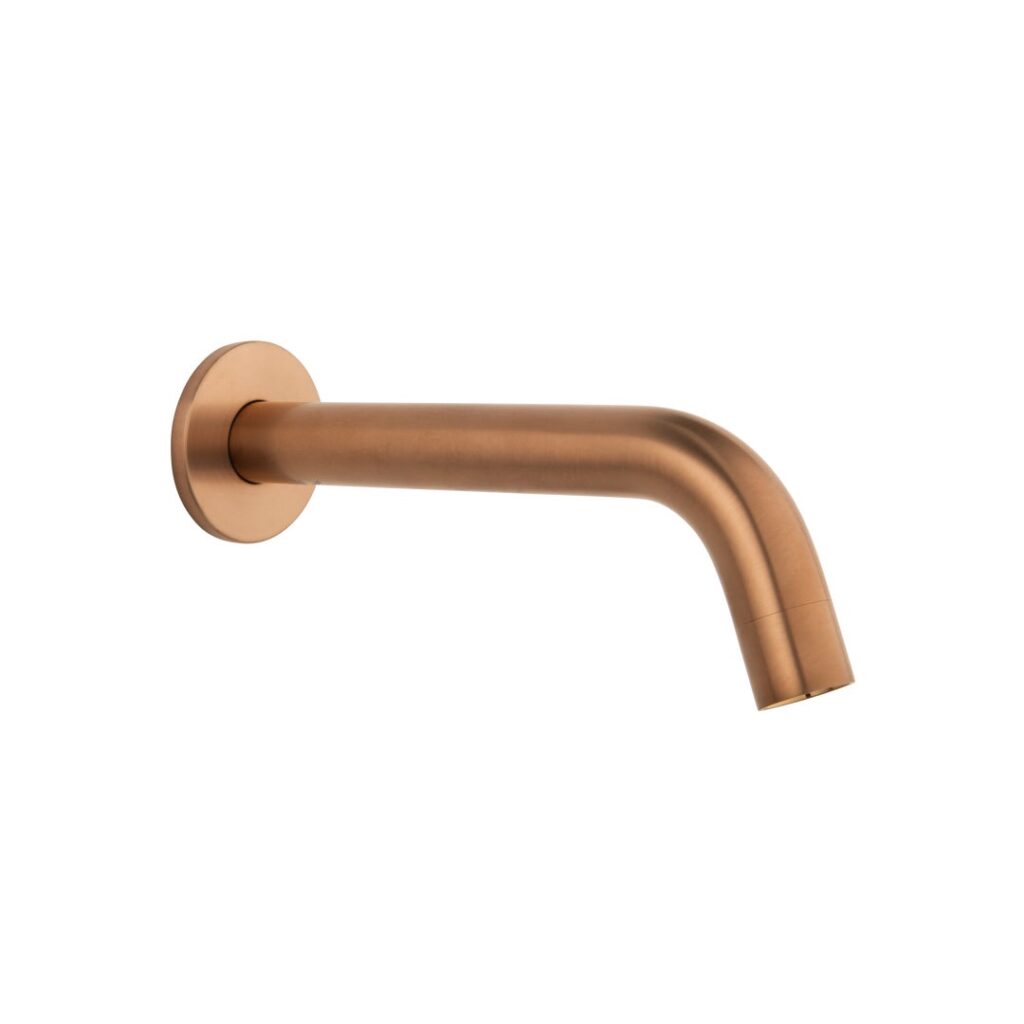 Wall-Mounted Spout - Brushed Copper