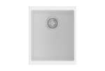 White Carysil Enigma N100N Granite Single Bowl Stone Kitchen Sink - 370x460x200mm | TWM-EN100NW