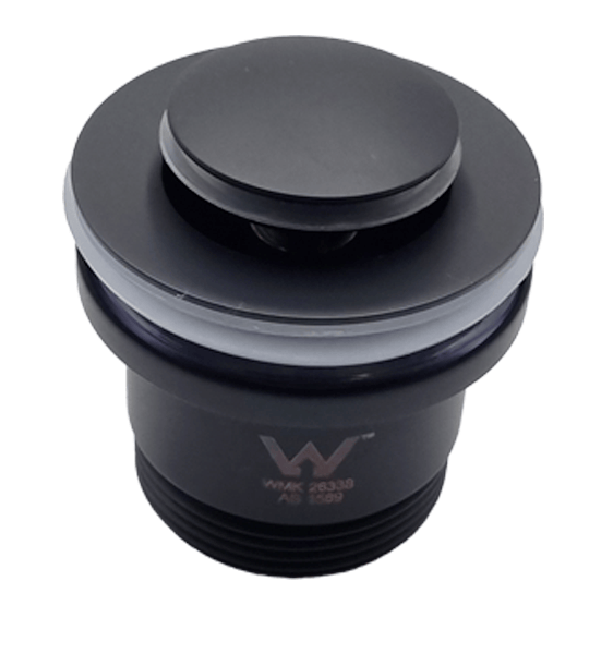 Xulu Universal Pop-Up Waste - Black | Bella Vista - PU-X-32-40-BLK