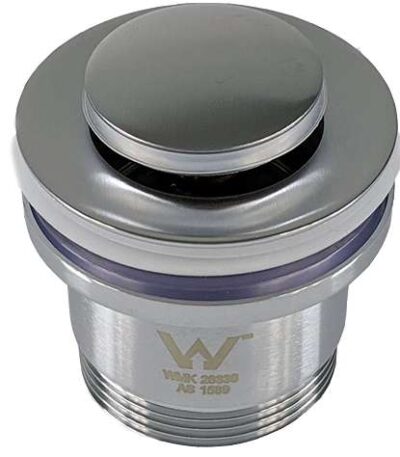 Xulu Universal Pop-Up Waste - Brushed Silver | Bella Vista - PU-X-32-40-BS
