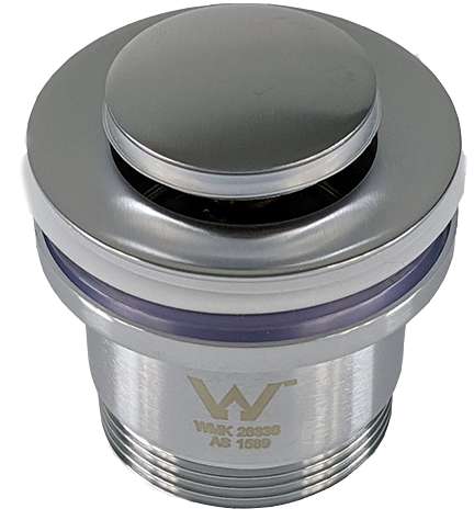 Xulu Universal Pop-Up Waste - Brushed Silver | Bella Vista - PU-X-32-40-BS