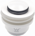 Xulu Universal Pop-Up Waste - Matte White | Bella Vista - PU-X-32-40-MW