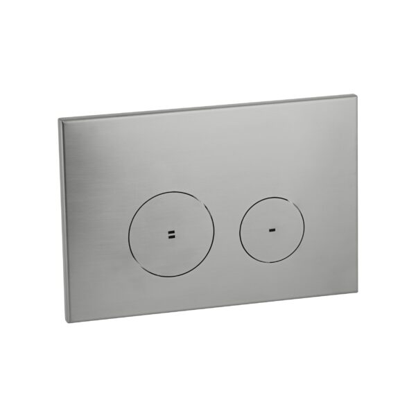 Zaaha Toilet Button & In-Wall Cistern - Stainless Steel