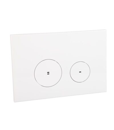 Zaaha Toilet Button & In-Wall Cistern - White