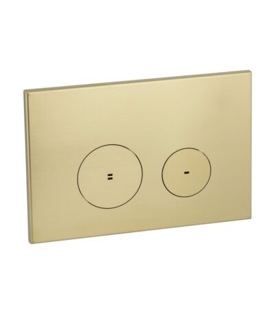 Zaaha Toilet Button Round - Brushed Brass