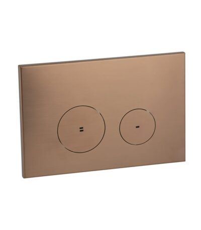 Zaaha Toilet Button Round - Brushed Copper