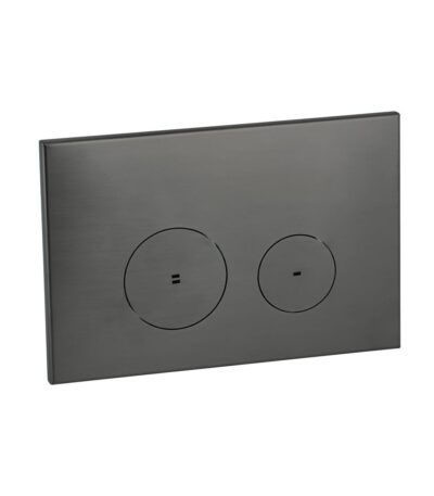 Zaaha Toilet Button Round - Brushed Gunmetal