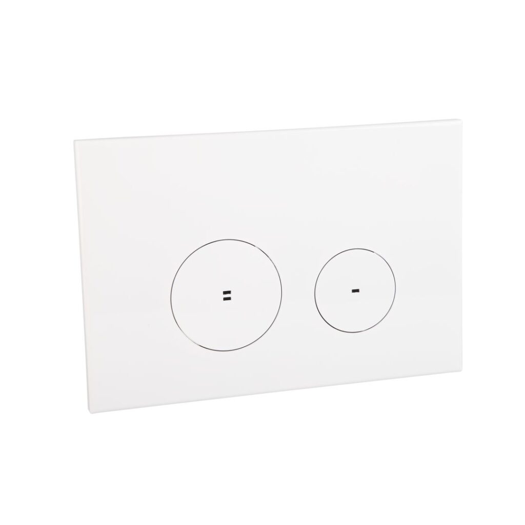 Zaaha Toilet Button - Round - White