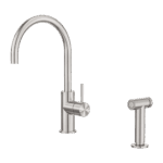 Zen SS316L Kitchen Mixer With Hand Spray Brushed Nickel | NR162208BN