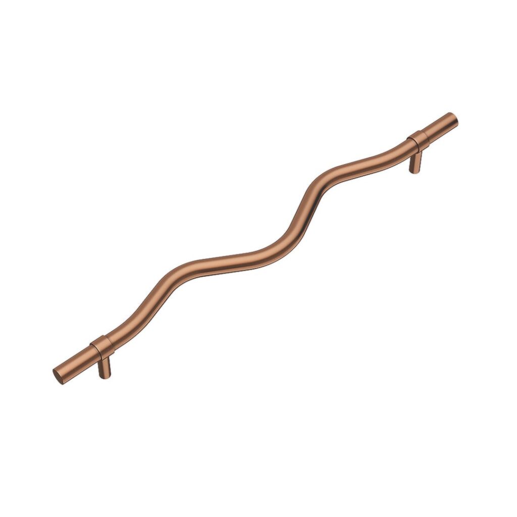 Ziggy Adjustable Cabinetry Pull 350mm - Brushed Copper