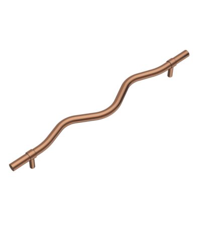 Ziggy Adjustable Cabinetry Pull 350mm - Brushed Copper