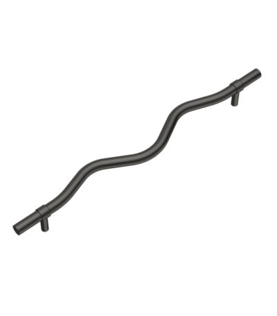 Ziggy Adjustable Cabinetry Pull 350mm - Brushed Gunmetal