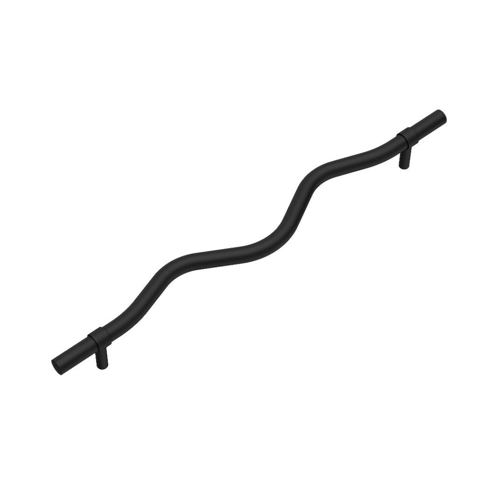 Ziggy Adjustable Cabinetry Pull 350mm - Matte Black