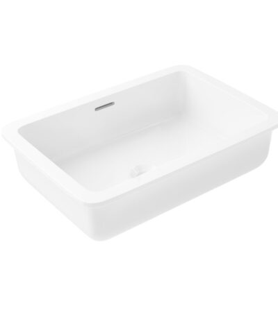 Zuri Undercounter Rectangle Basin 520mm (Deep) - Gloss White