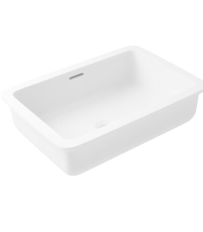 Zuri Undercounter Rectangle Basin 520mm (Deep) - Matte White