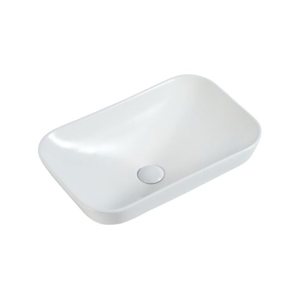 Goccia Drop In Basin With Pop Up Waste - MATTE WHITE