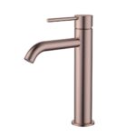 Star Mini Mid-Rise Basin Mixer Curved Spout - Image 2