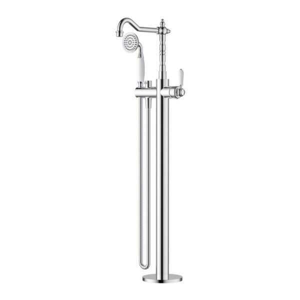 Bordeaux Freestanding Bath Mixer with Hand Shower
