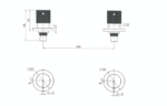 Cadence Wall Top Assemblies 1/4 Turn - Image 5