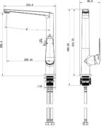 Cascade Kitchen Mixer - Image 4