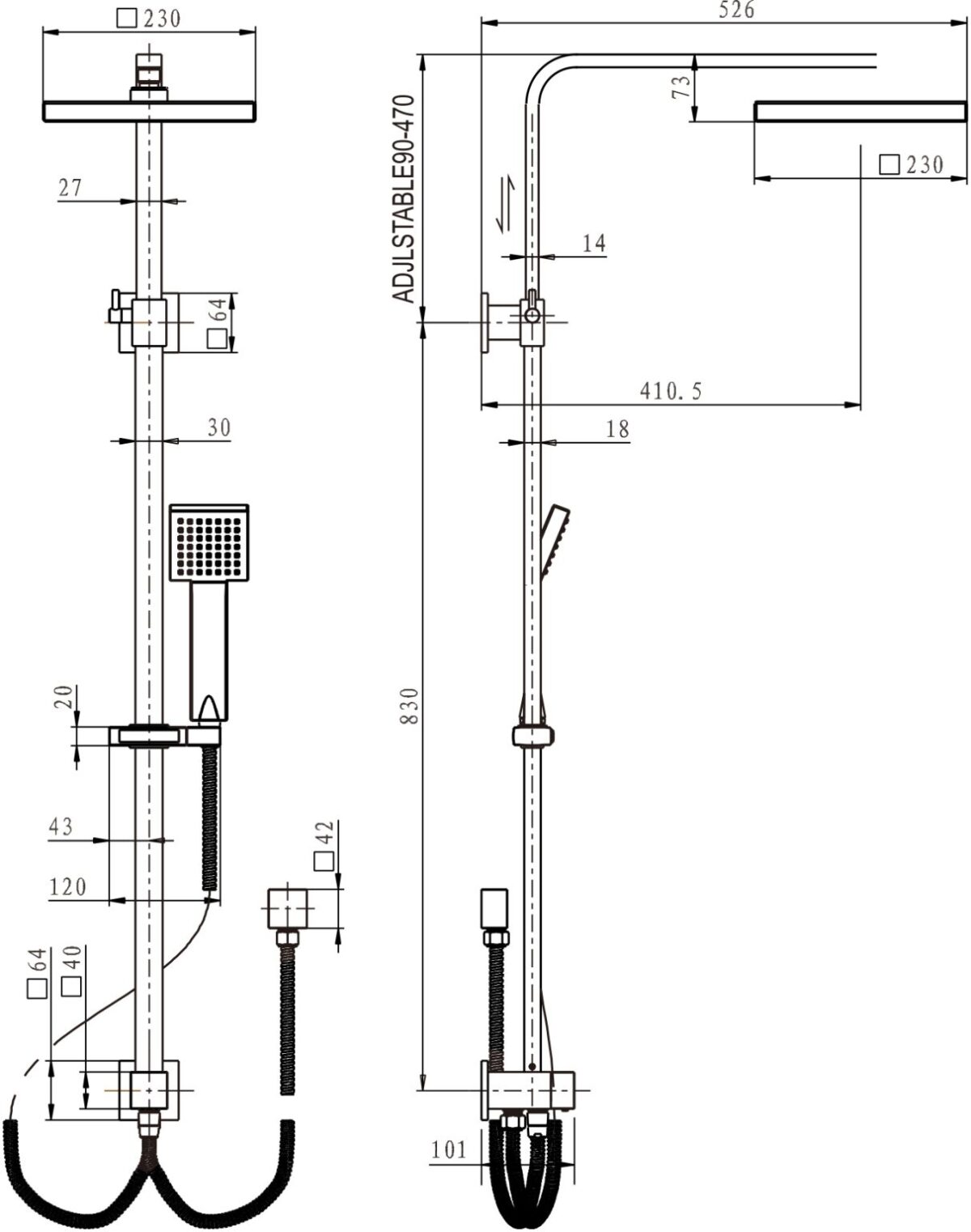 Chao Shower Column Set - Image 2