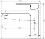 Eva Mini Basin Mixer - Image 3