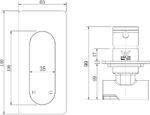 Eva Mini Shower Mixer - Image 2