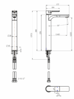 Kiama High Rise Basin Mixer - Image 6