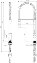 Kasper Spring Multi-Function Kitchen Mixer - Image 5