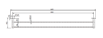 Lux Double Towel Rail 600mm - Image 4