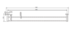 Lux Double Towel Rail 900mm - Image 4