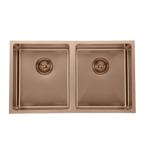 Coloured Double Bowl Sink 26L+26L