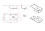 Single Bowl Sink Stainless Steel Sink 44L - Image 2