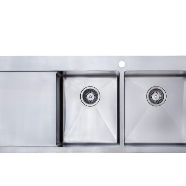 One & Three Quarter Bowl Stainless Steel Sink 23L+31L