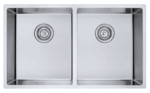 Double Bowl Stainless Steel Sink 75L